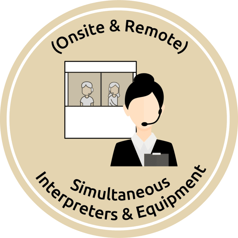 onsite and remote simultaneous interpreters