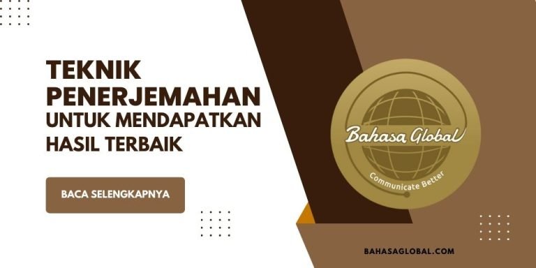 Teknik Penerjemahan Terbaik