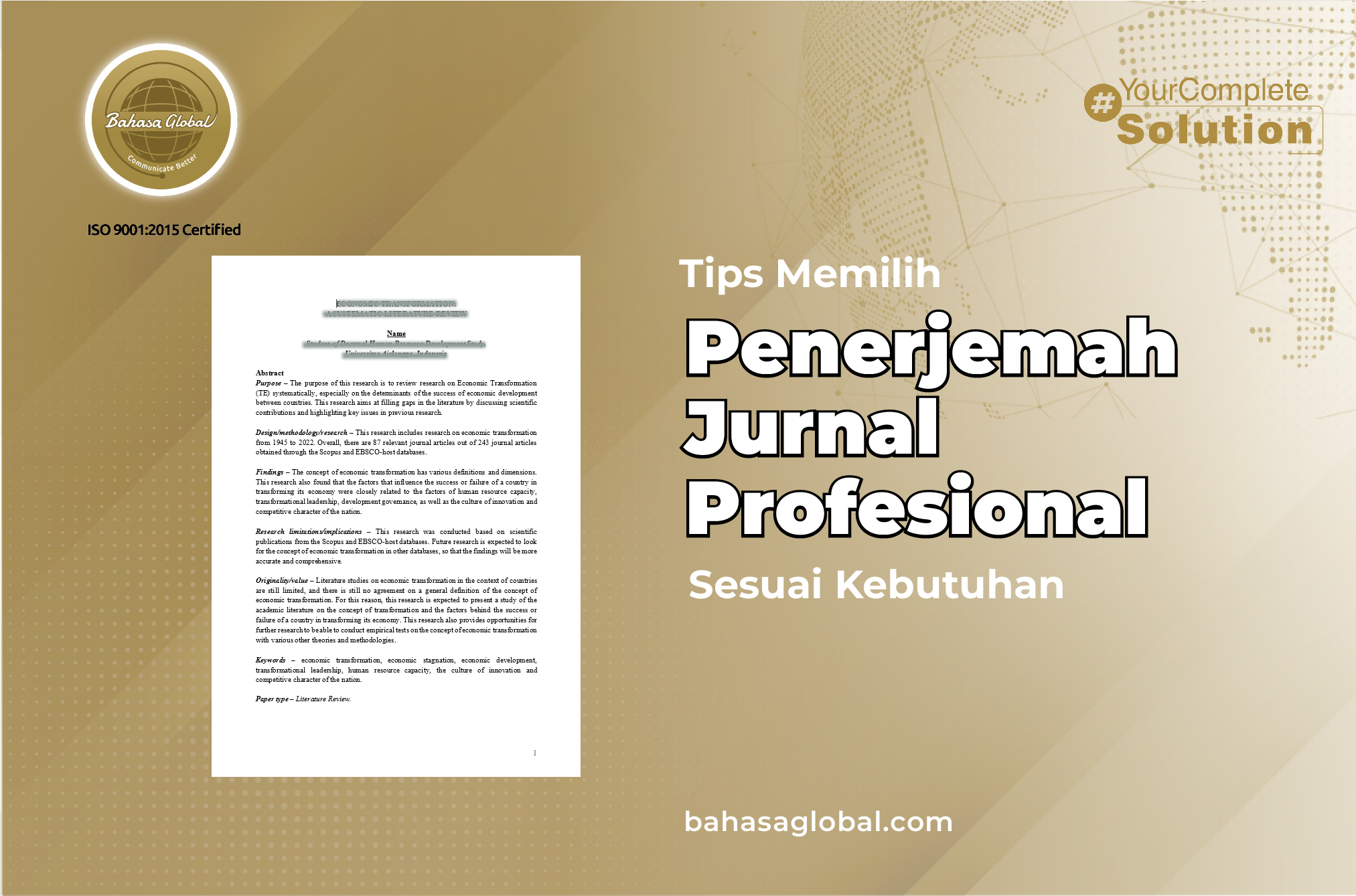 Read more about the article Tips Memilih Penerjemah Jurnal Profesional Sesuai Kebutuhan