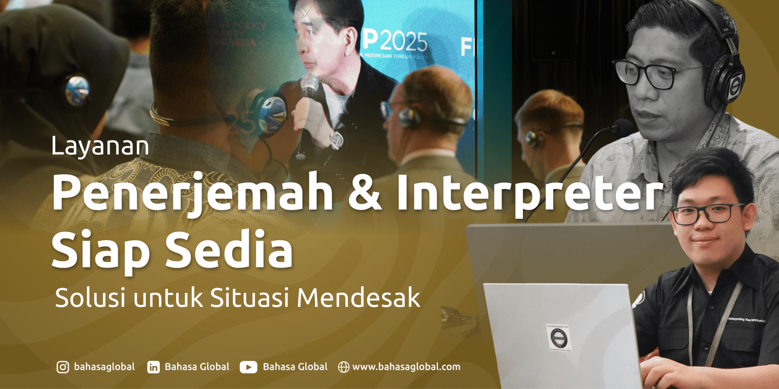 Read more about the article Layanan Penerjemah dan Interpreter Siap Sedia: Solusi untuk Situasi Mendesak