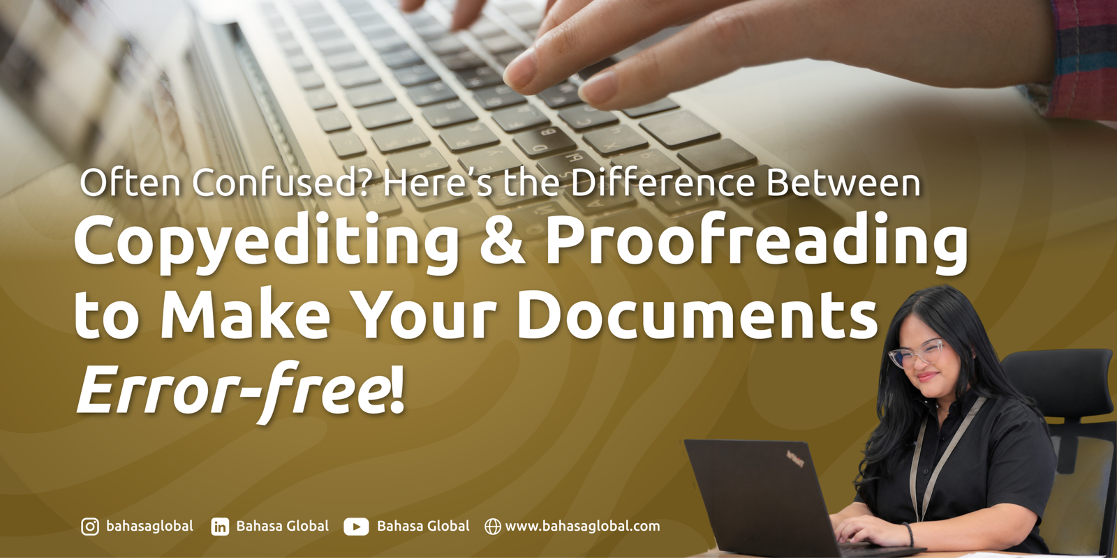 Read more about the article Often Confused? Here’s the Difference Between Copyediting and Proofreading to Make Your Documents Error-Free!