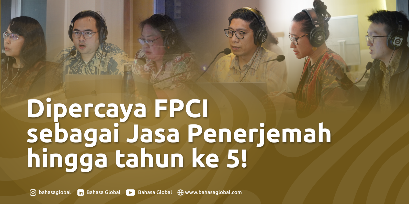 Read more about the article Dipercaya FPCI sebagai Jasa Penerjemah hingga tahun ke 5!